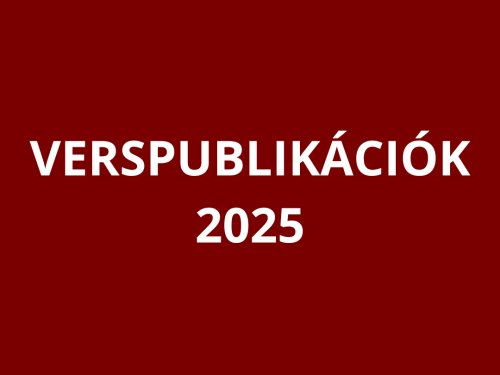 Verspublikációk 2025