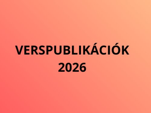 Verspublikációk